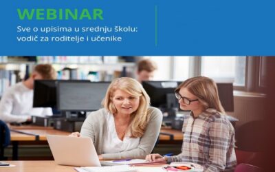 Upisi u srednje škole: Webinar za učenike i roditelje 2025.
