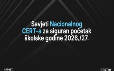 Savjeti za sigurnije korištenje digitalnih tehnologija u novoj školskoj godini